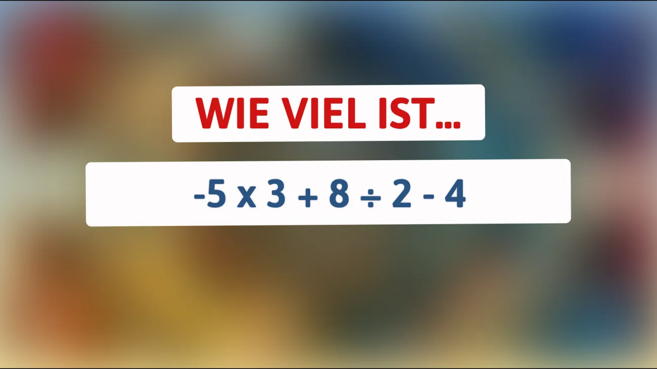 Nur 5 % der Menschen lösen diese mathematische Herausforderung: Können Sie das richtige Ergebnis finden?"