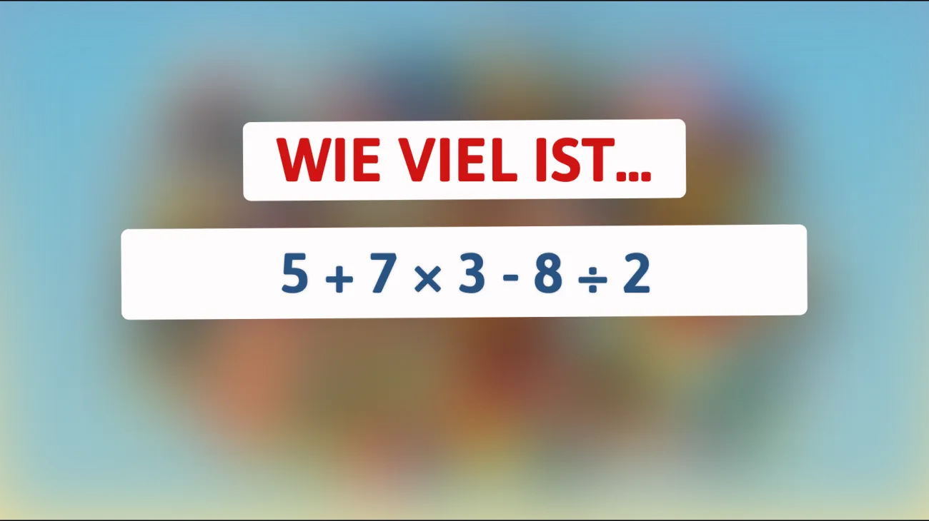 Nur für schlaue Füchse: Kannst du die richtige Lösung dieser mathematischen Herausforderung finden? 🔍🧠"